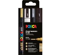Faber Castell Marqueur UNI POSCA PC-5M 1,8-2,5 4er SWGS