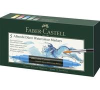 FABER-CASTELL Marqueurs aquarelle Albrecht Dürer Étui de 5 pièces