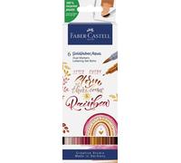 FABER-CASTELL Marqueurs aquarelle GOLDFABER étui de 6 pièces BoHo