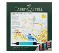 FABER-CASTELL Marqueurs Double Pointe Pitt Artist Pen - Coffret de 30