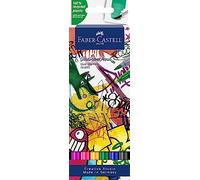 Faber-Castell Marqueur Goldfaber Aqua Dual Graffiti – pointe pinceau et fineliner, étui 6 pièces