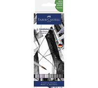 Faber-Castell Feutre Goldfaber Aqua Dual 164522 – tons de gris – pinceau & fineliner – étui 6 pièces