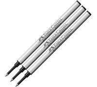 Faber-Castell Mine de rechange 148712 Stylo roller Basic, 3er Pack, 1