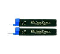 Faber Castell Super-Polymer Lot de 2 mines fines 0,7 HB