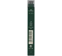 Faber-Castell Mines à ressort TK 9071 – 3,15 mm 6B noir foncé – 10 mines de rechange