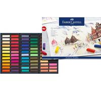 Faber-Castell – Demi-pastels Creative Studio carrés tendres – Boîte de 72