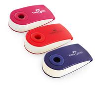 Faber-Castell Mini Manche Gomme - PVC Gratuit - 5 x 1 x 2.5cm - Assorties -