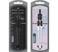 FABER-CASTELL Compas à réglage rapide DARK & BRIGHT, assorti
