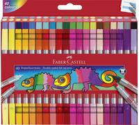 FABER-CASTELL Painter à double fibre étui de 40 pièces