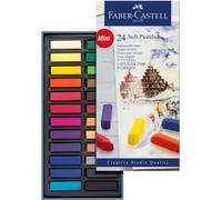 FABER-CASTELL Pastels doux CREATIVE STUDIO, étui de 24 pièces