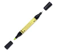 Faber-Castell PITT Artist Pen Double marqueur à encre indienne Jaune clair vernis