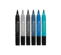 Faber-Castell Pitt Big Brush Artist Pen - Rouge écarlate 118 - Lot de 4