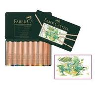 Faber-Castell Crayons Pitt Pastel Boîte métal 36 couleurs