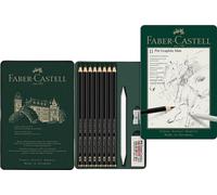 FABER-CASTELL PITT GRAPHITE Matt Set Étui de 11 pièces