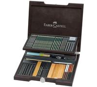 Faber-Castell Pitt Monochrome en Coffret Bois Grey 112971