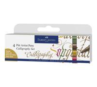 Faber-Castell PITT Stylos Calligraphie Ensemble Couleurs 4 #167505 2,5 mm
