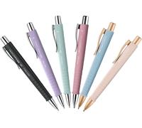 Faber Castell Poly Ball Xb Ballpoint Pen, Pack Of 6, 241, Multi-Colour, Pack Of 6 (Trendy Colours)