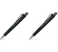 Faber-Castell Poly Matic 133353 Porte mine - 0,7 mm, noir (Lot de 2)