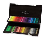 Faber-Castell Polychromos Coffret en bois de 120 crayons de couleur