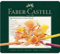 Faber Castell Polychromos Crayon de couleur 24 pcs