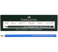 Faber Castell Polychromos Lot de 6 crayons de couleur, 110, bleu phtalo