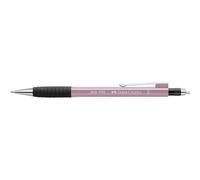 Faber-Castell Porte-mine GRIP 1345 – rose shadows, 0,5 mm, dureté B, avec gomme intégrée, 1 pièce