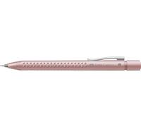 Faber-Castell Porte-mines Grip 131262 – rose pâle, mine 0,7 mm, dureté B, gomme incluse