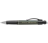 FABER-CASTELL - Porte-mine GRIP PLUS 0,7 mm avec 12 mines B | Zone de préhension triangulaire ergonomique, gomme et mine résistante à la rupture pour un grand confort d'écriture