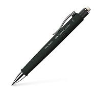 Faber-Castell - Porte-mine Poly Matic 0,7 mm noir | Avance automatique de la mine, zone de préhension ergonomique et gomme intégrée
