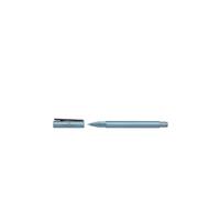 Faber-Castell - Stylo à bille roulante Neo Slim aluminium, serenity blue | Corps fin en aluminium avec mine en céramique à séchage rapide pour une écriture fluide