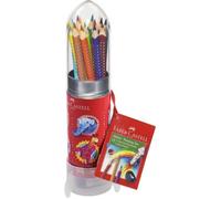Faber-Castell Set Crayons De Couleur Colour Grip Fusée Peindre Et Dessiner - Coloris Assortis