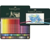 Faber-Castell – Crayons aquarellables Albrecht Dürer, Set de 120, mine 3,8 mm, pigments solubles