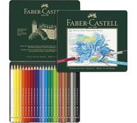 Faber-Castell - Crayons aquarellables Albrecht Dürer - Set 24, mine épaisse 3,8 mm