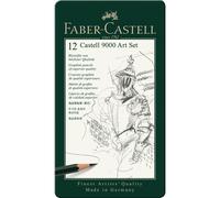 Faber-Castell Set de crayons graphite Castell 9000 Art - mines 8B à 2H