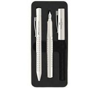 Faber-Castell Coffret Grip 2010 – stylo-plume et stylo-bille – Blanc coco