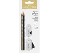 FABER-CASTELL Set d'écriture GRIP SPARKLE or/noir