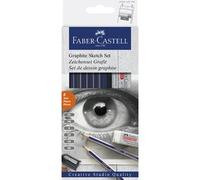 FABER-CASTELL Set d'esquisse GOLDFABER, 8 pièces