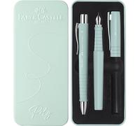 FABER-CASTELL Set d'instruments d'écriture POLY BALL/PEN bleu caraïbe