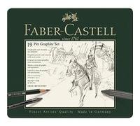 Faber-Castell - Crayons graphite 112973 PITT Graphite - boîte 19 pièces