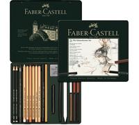FABER-CASTELL Set PITT Monochrome 21 pièces