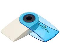 Faber-Castell Sleeve Mini 182412 Gomme translucide, couleurs assorties (aucune sélection de couleur possible)