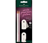 Faber-Castell Set d'écriture Sparkle 218481 – Rose/noix de coco