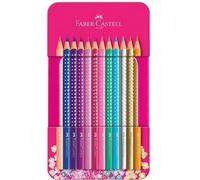 Faber-Castell - Sparkle Colour Pencil,12 Pc In Tin Box (201737)