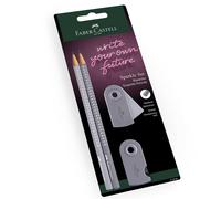 Faber-Castell Sparkle Set - 2 X Crayons,1 X Effaceur,1 X Aiguiseur - Gris Set