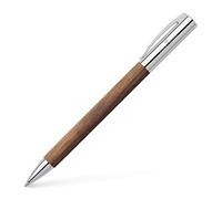 Faber-Castell - Stylo à bille twist Ambition Nussbaum, Mine B, encre noire