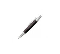 Faber-Castell Stylo-bille E-Motion 148383 rétractable Bois de poirier et chrome noir