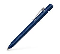 FABER-CASTELL - Stylo à bille GRIP 2011 Klassik Blau XB | Recharge XB indélébile et zone de préhension pour une écriture confortable