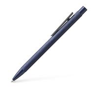 Faber-Castell Stylo à bille Neo Slim 146165 en aluminium – épaisseur de mine M – bleu foncé