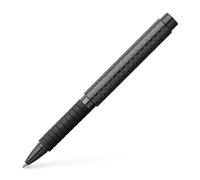 Faber-Castell - Stylo à bille roulante Essentio Carbon noir