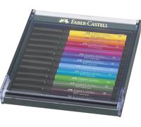 FABER-CASTELL Stylo à encre de Chine PITT artist pen étui de 12 pièces Basic